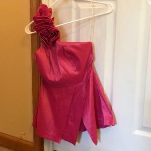 One Shoulder Pink Top 3 for $5!!